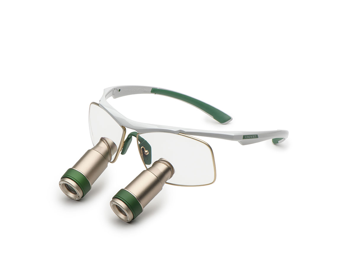 Techne New, Prismatik XS TTL Lupe 4,0x400 mm – weiß/grün