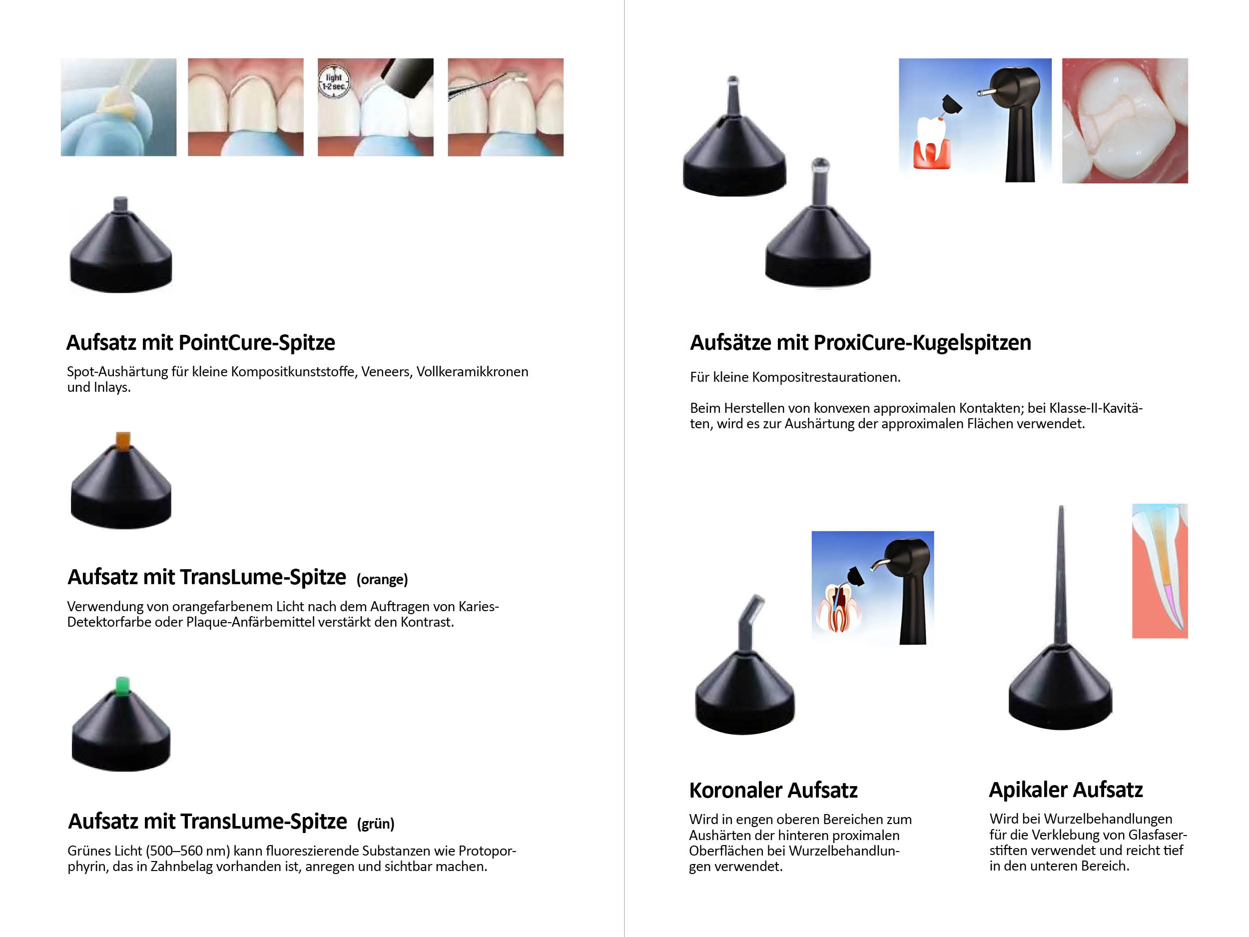 Point Curing Lens Set (7 Ansätze) für CuringPen X