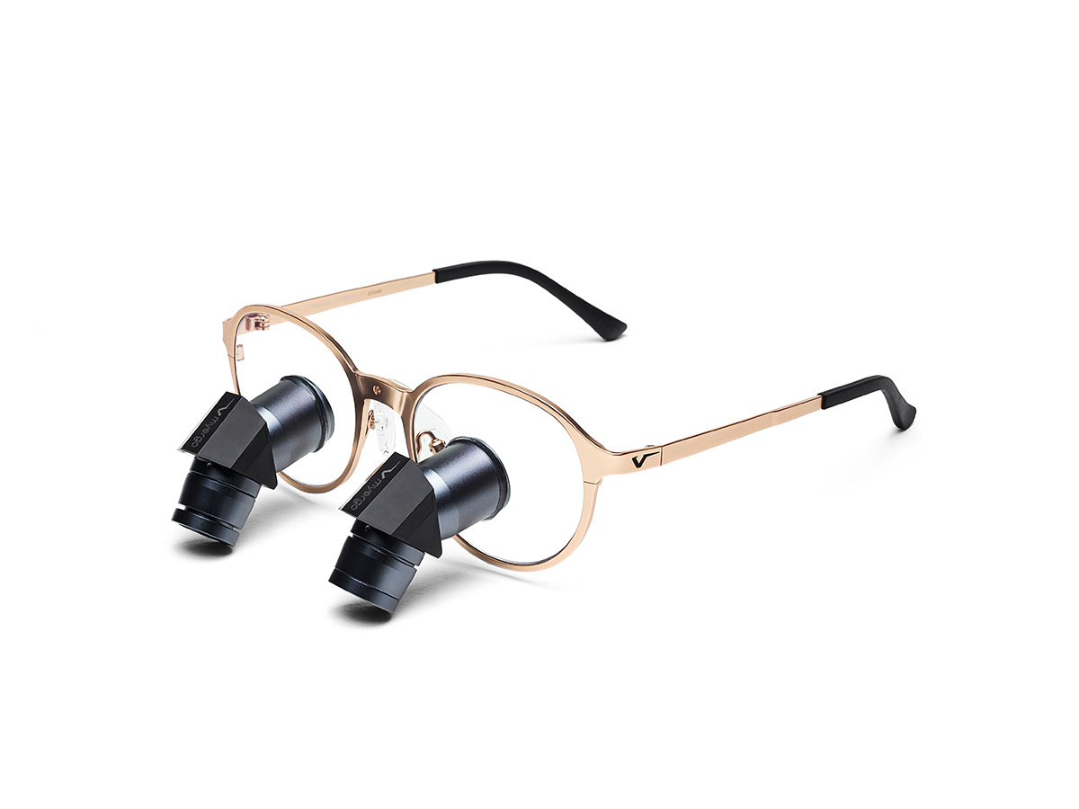 MyErgo TTL RFR. Lupe 3,5x350 mm SOHO (round) - rose gold