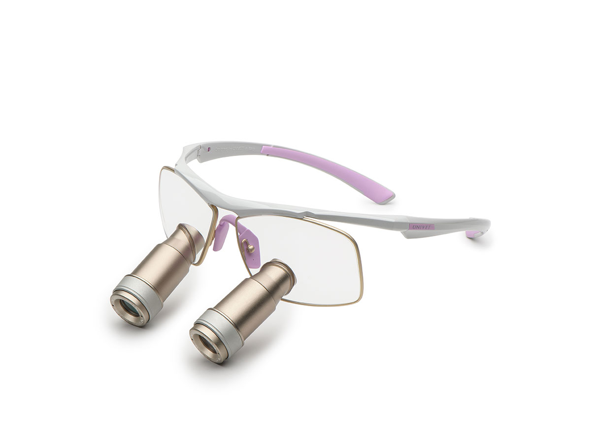 Techne New, Prismatik XS TTL Lupe 4,0x450 mm – weiß/Wisteria