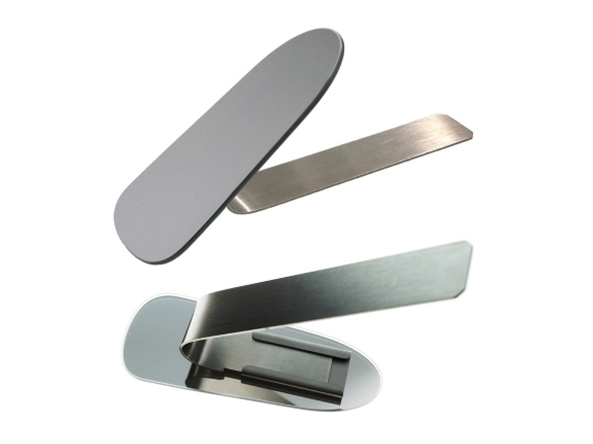 Lateral Fotospiegel (T1) aus Titanium mit Griff