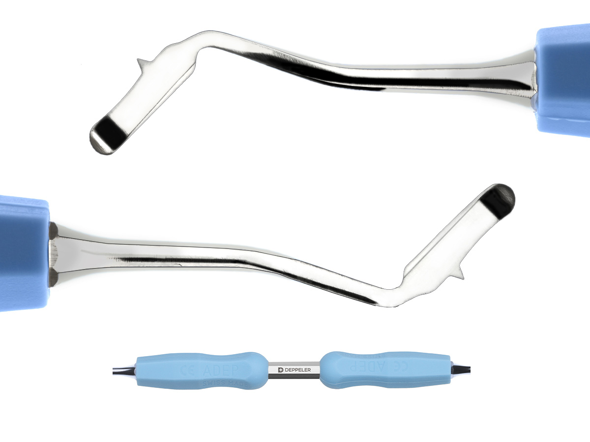 von Sontagh Spatula OP43 mit ADEP-Griffen Hellblau