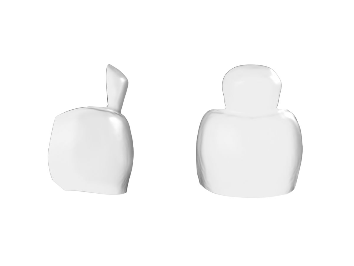 Biofit HD Posterior translucent white 75µ 5,5 mm (50)