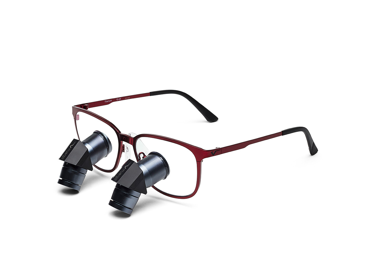 MyErgo TTL RFR. Lupe 3,5x350 mm REGENT (square) - burgunder