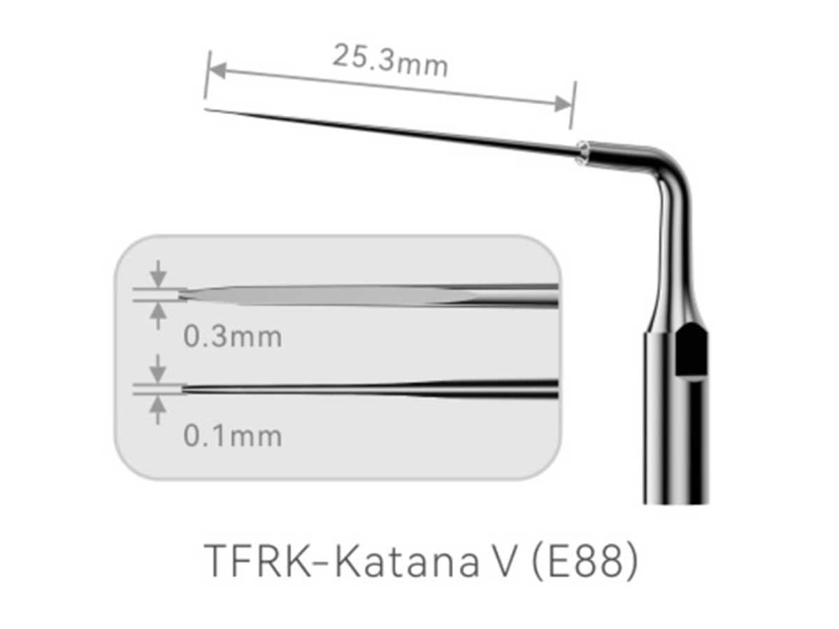 Terauchi File Removal Kit-Katana Vertical / E88 (passend für EMS** Gewinde)